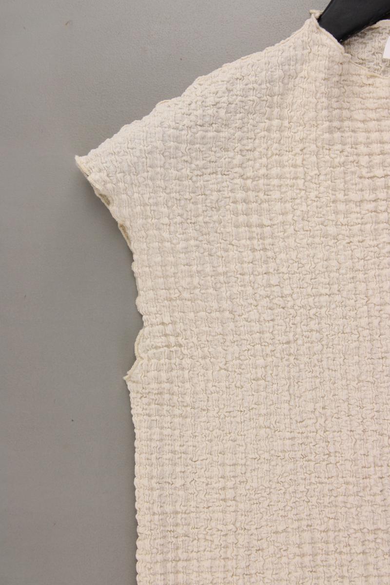 s.Oliver Kurzarmbluse Gr. 36 creme aus Polyester - Image 3
