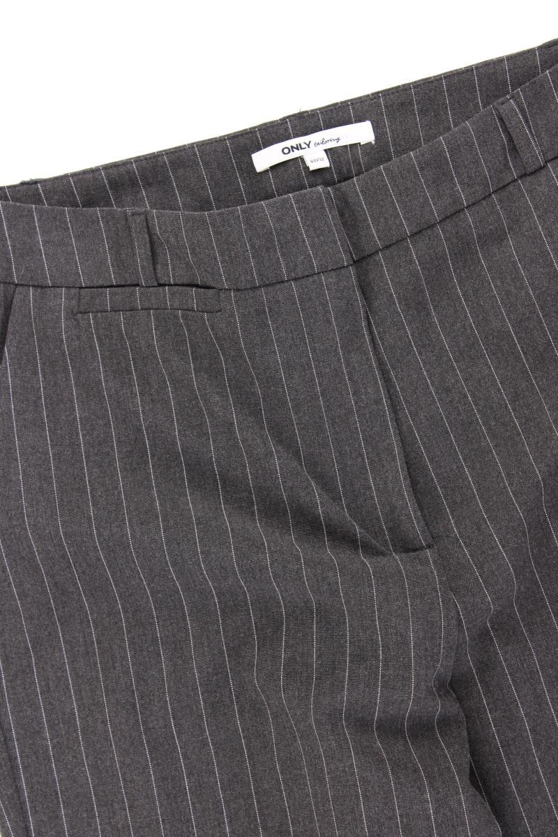 Only Stoffhose Gr. 40/L32 gestreift grau aus Polyester - Image 2