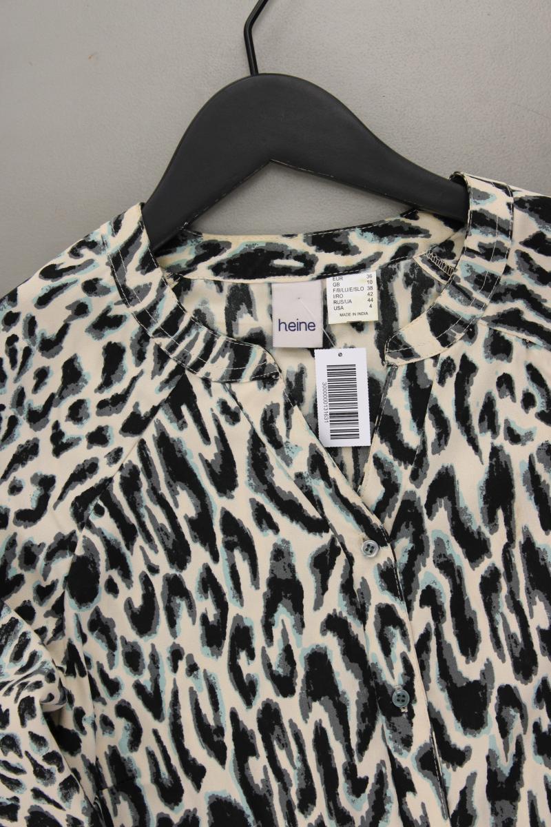 Heine Langarmbluse Gr. 36 mit Tierdruck mehrfarbig aus Polyester - Image 2