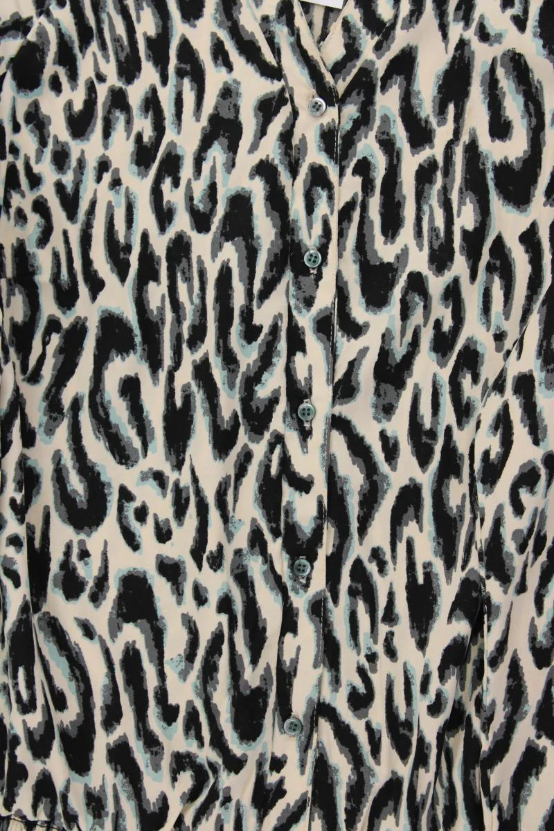 Heine Langarmbluse Gr. 36 mit Tierdruck mehrfarbig aus Polyester - Image 3