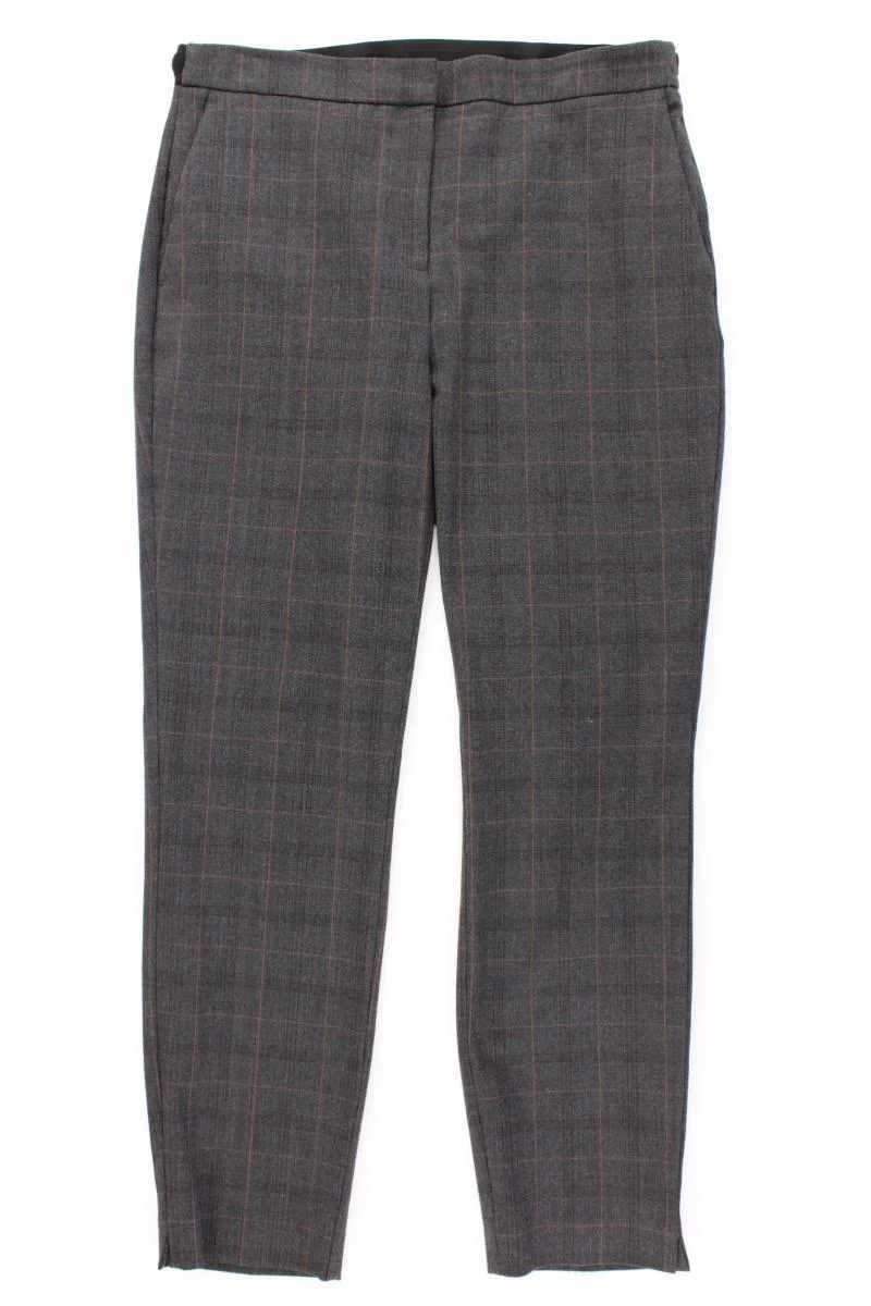 Zara Stoffhose Gr. L kariert grau aus Polyester