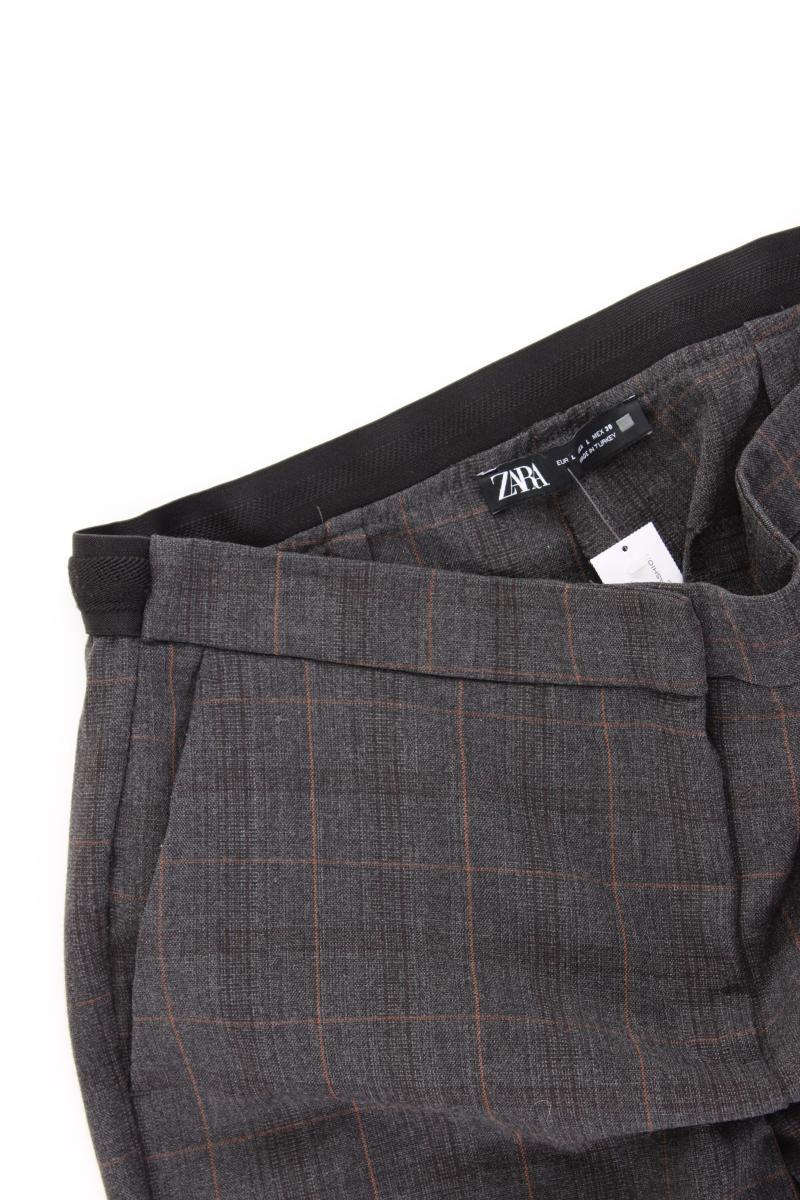 Zara Stoffhose Gr. L kariert grau aus Polyester - Image 2