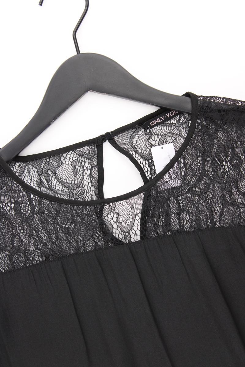 Only Bluse Gr. 38 Kurzarm schwarz aus Polyester - Image 2
