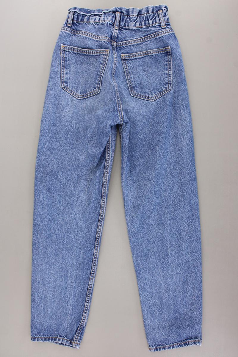 Pull&Bear Mom Jeans Gr. 32 blau aus Baumwolle - Image 4
