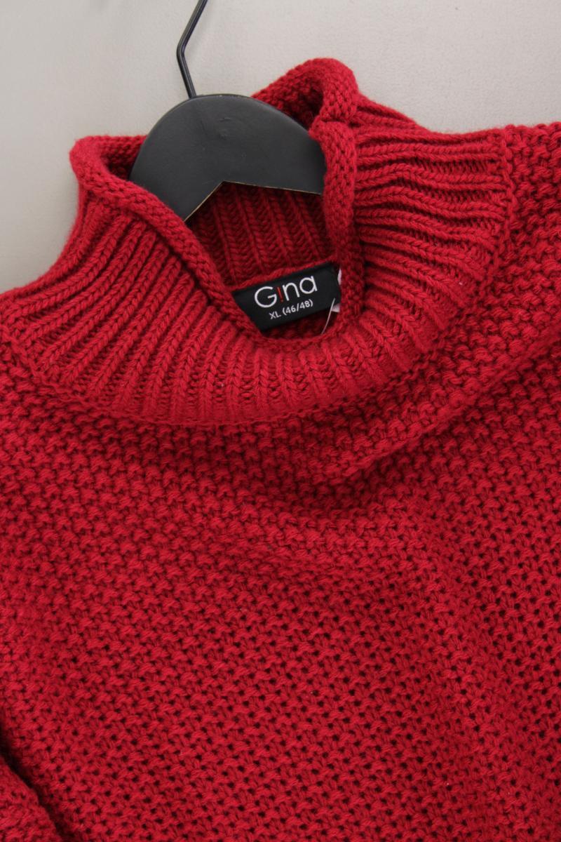 G!na Pullover mit Wolle Gr. 46/48 rot aus Polyacryl - Image 2