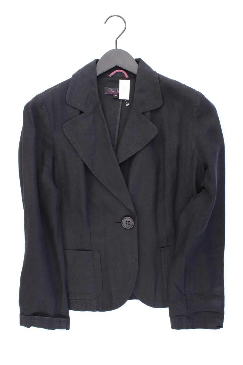 Pia Jessen Leinenblazer Gr. 38 schwarz