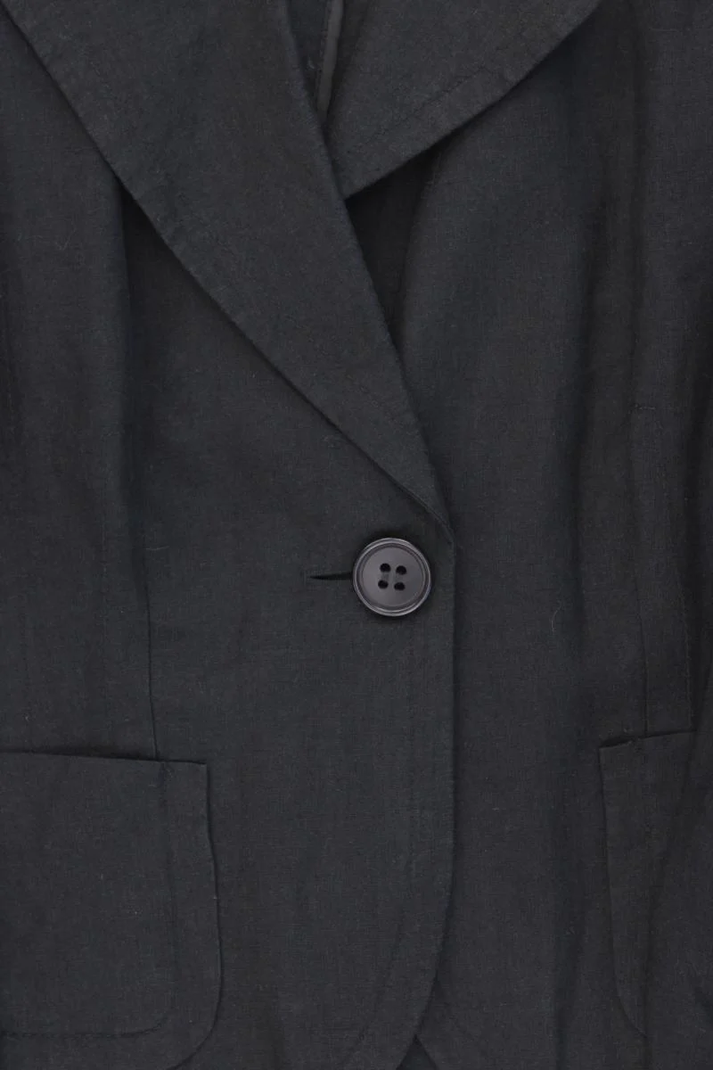 Pia Jessen Leinenblazer Gr. 38 schwarz - Image 3