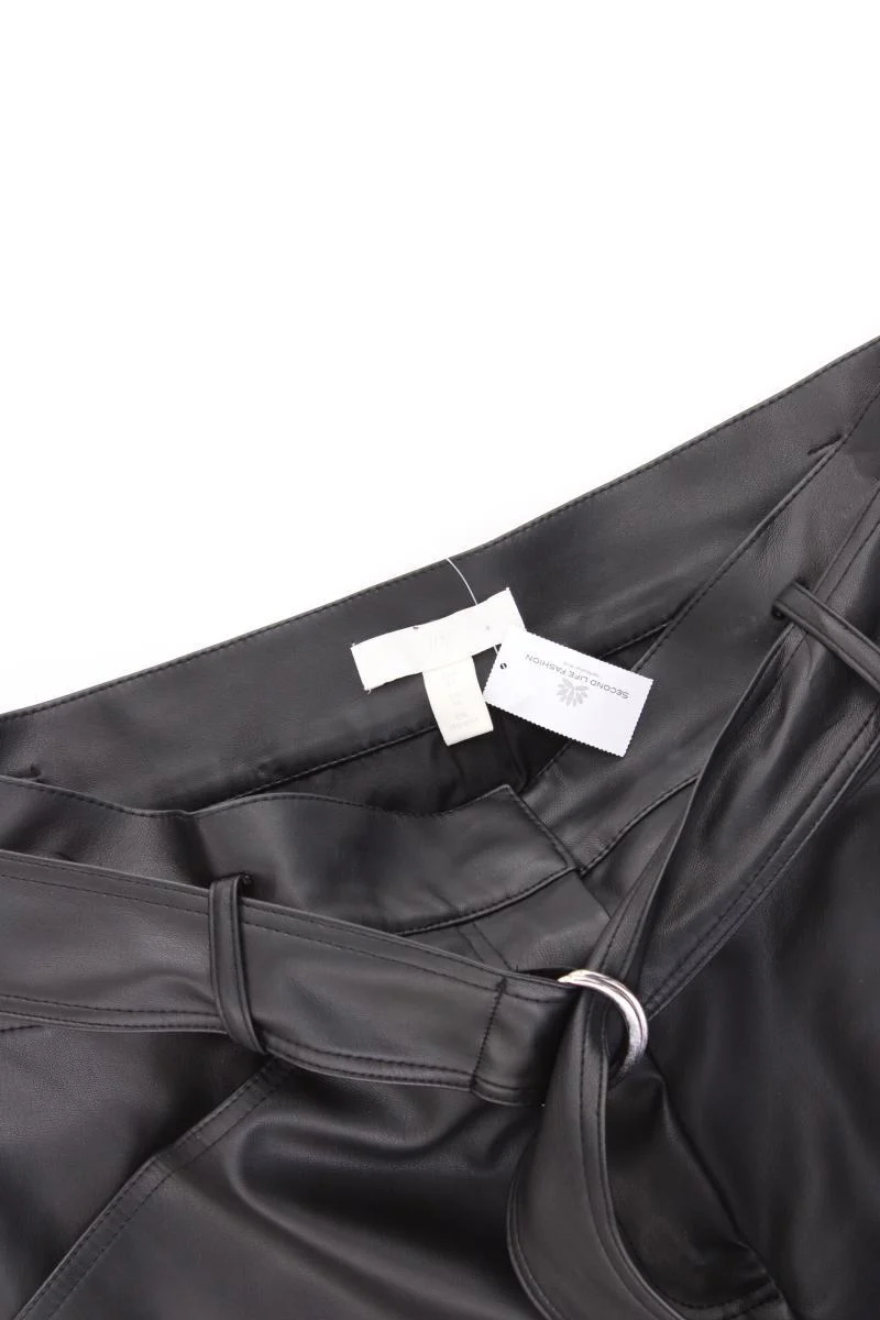 H&M Kunstlederrock Gr. 42 schwarz aus Polyester - Image 2