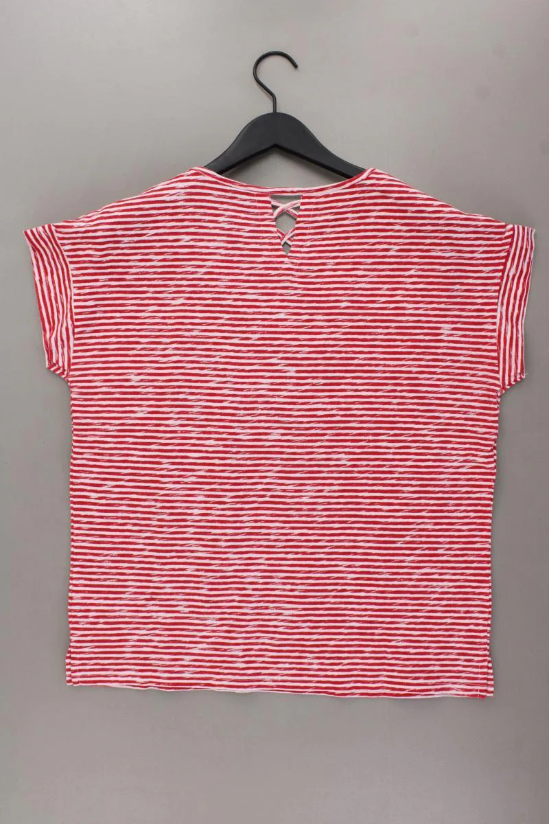 Tom Tailor Ringelshirt Gr. M gestreift Kurzarm rot aus Baumwolle - Image 4