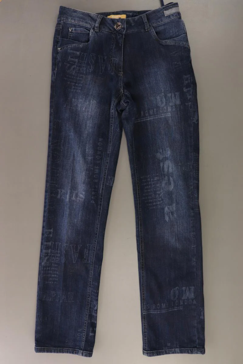 Biba Straight Jeans Gr. 40 blau aus Baumwolle