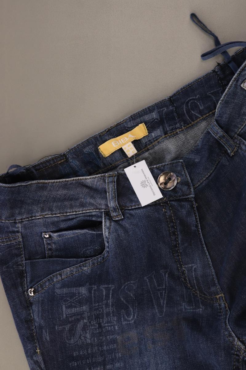 Biba Straight Jeans Gr. 40 blau aus Baumwolle - Image 2