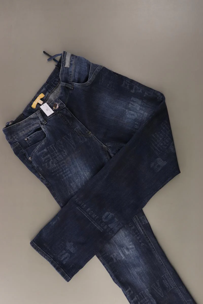 Biba Straight Jeans Gr. 40 blau aus Baumwolle - Image 3