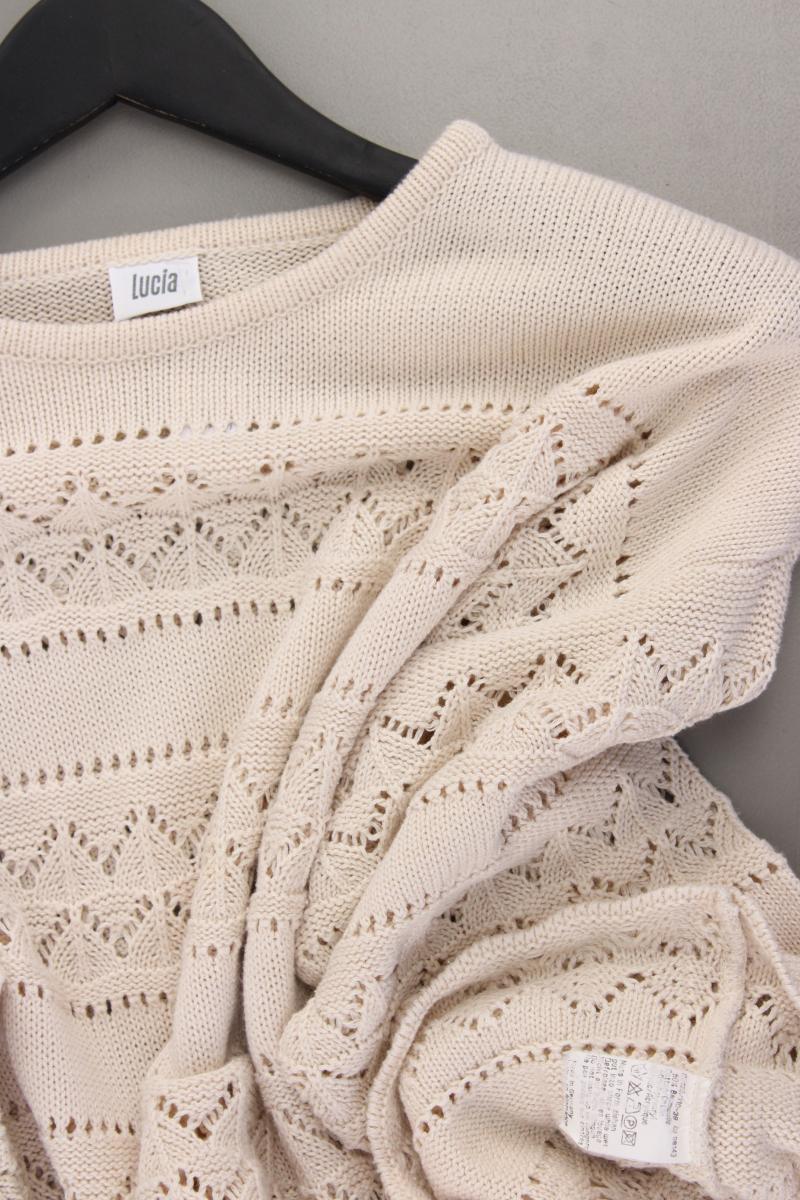Lucia Feinstrickpullover Gr. 44 Vintage creme aus Baumwolle - Image 3