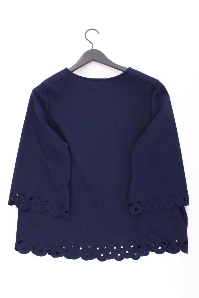 Nala Classic Bluse Gr. 46 neuwertig 3/4 Ärmel blau aus Polyester - Image 4