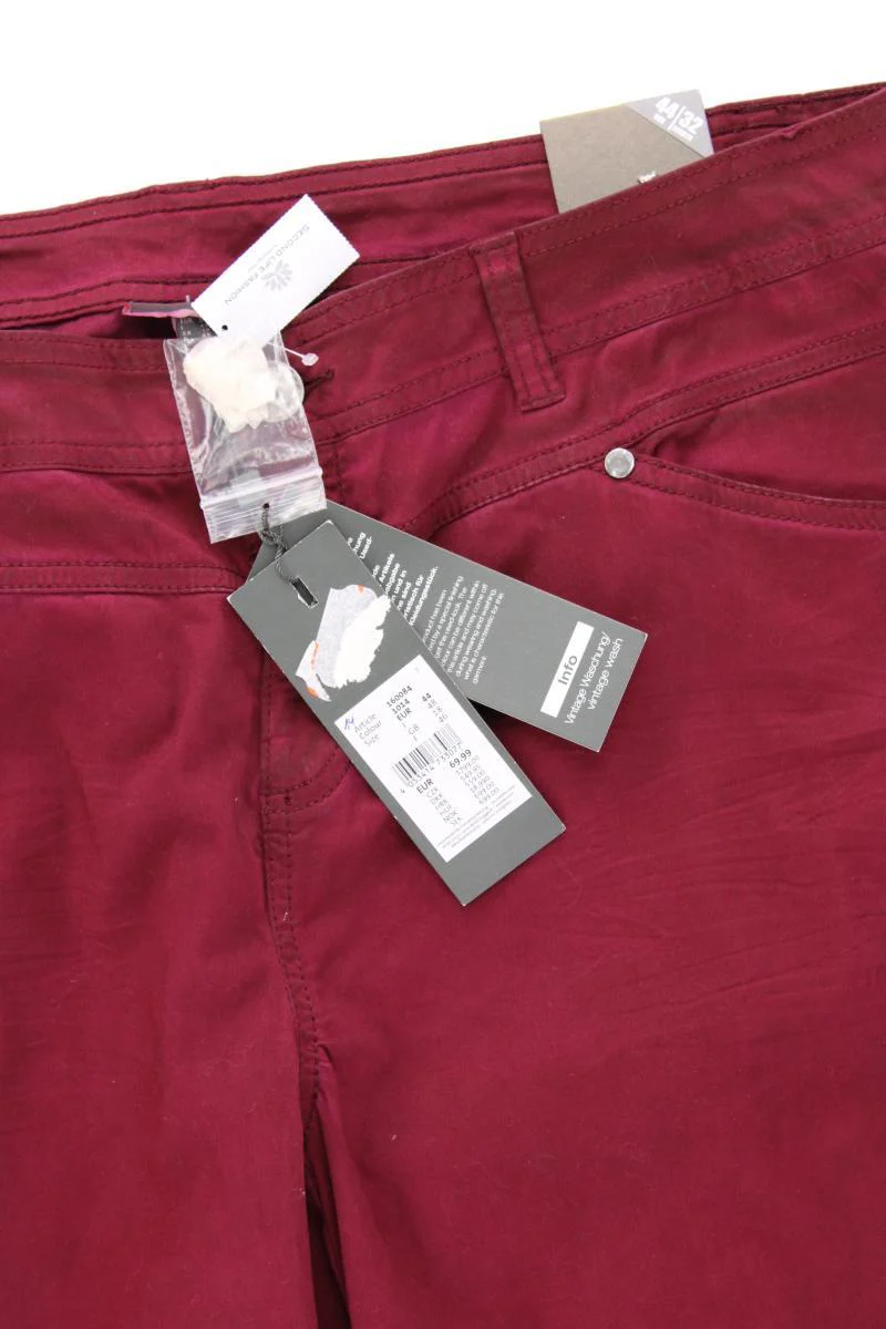 Street One Hose Gr. 44/L32 neu mit Etikett Neupreis: 69,99€! Modell Yema rot - Image 2