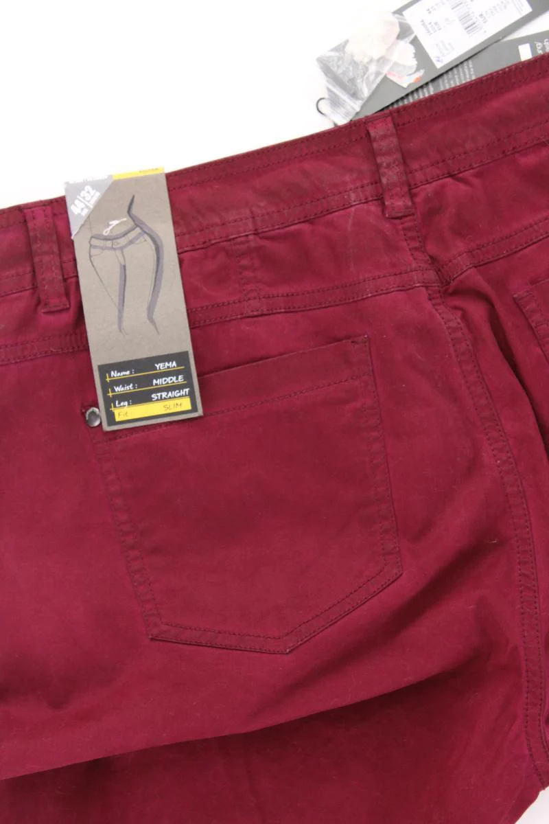 Street One Hose Gr. 44/L32 neu mit Etikett Neupreis: 69,99€! Modell Yema rot - Image 3