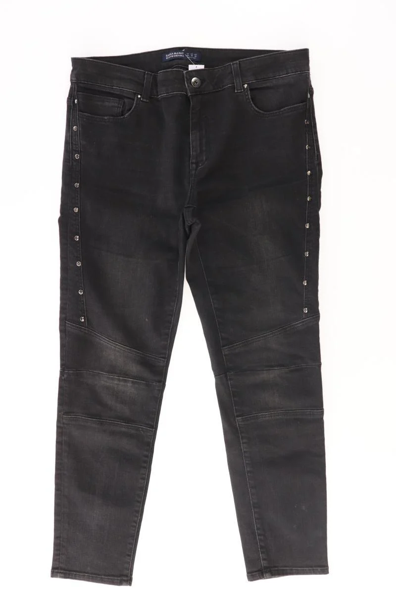 Zara Skinny Jeans Gr. 42 mit Nieten schwarz