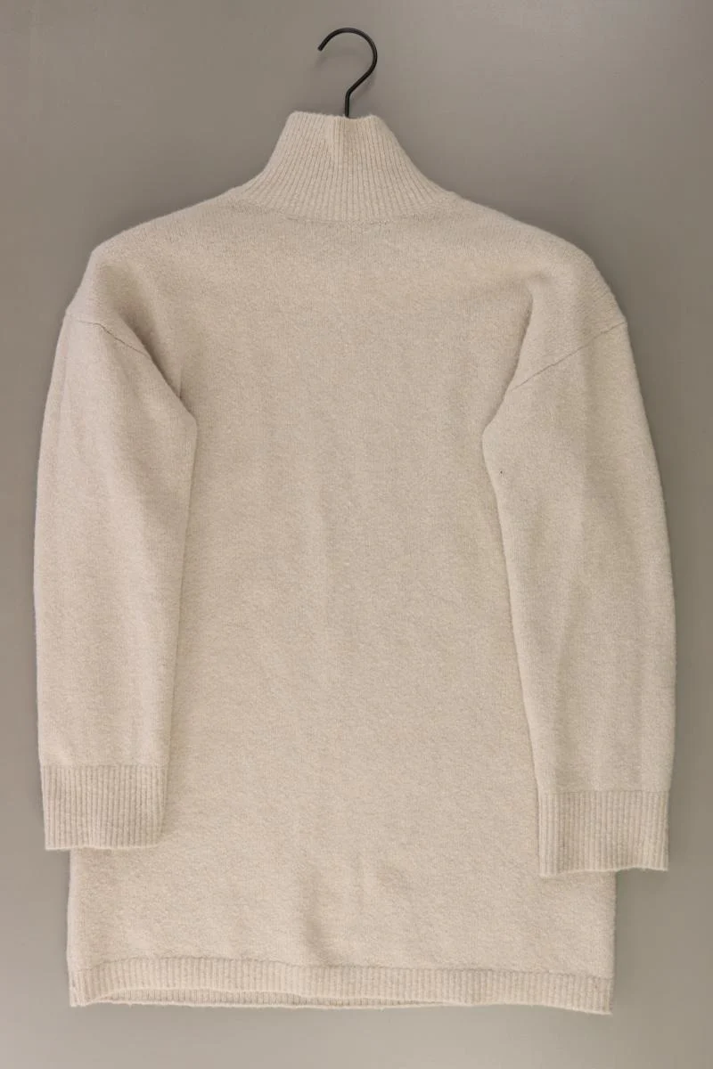 Zara Rollkragenpullover Gr. S creme aus Polyester