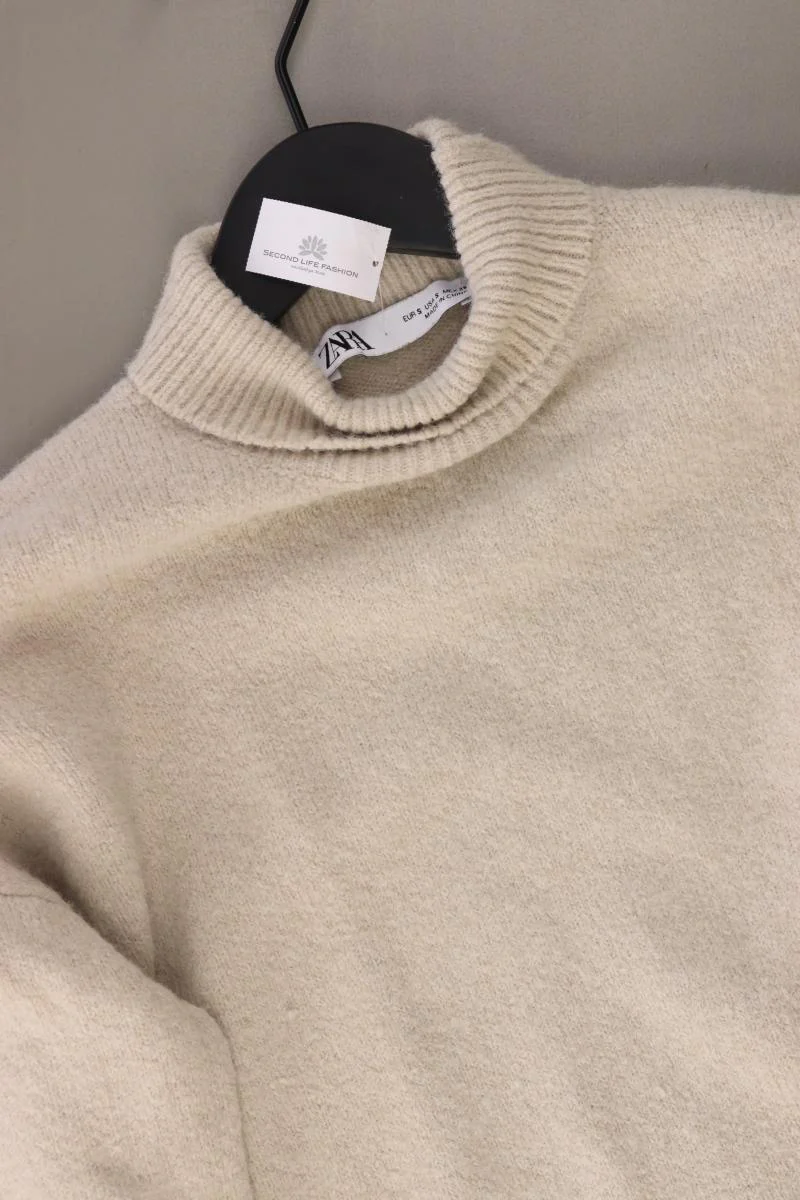 Zara Rollkragenpullover Gr. S creme aus Polyester - Image 2