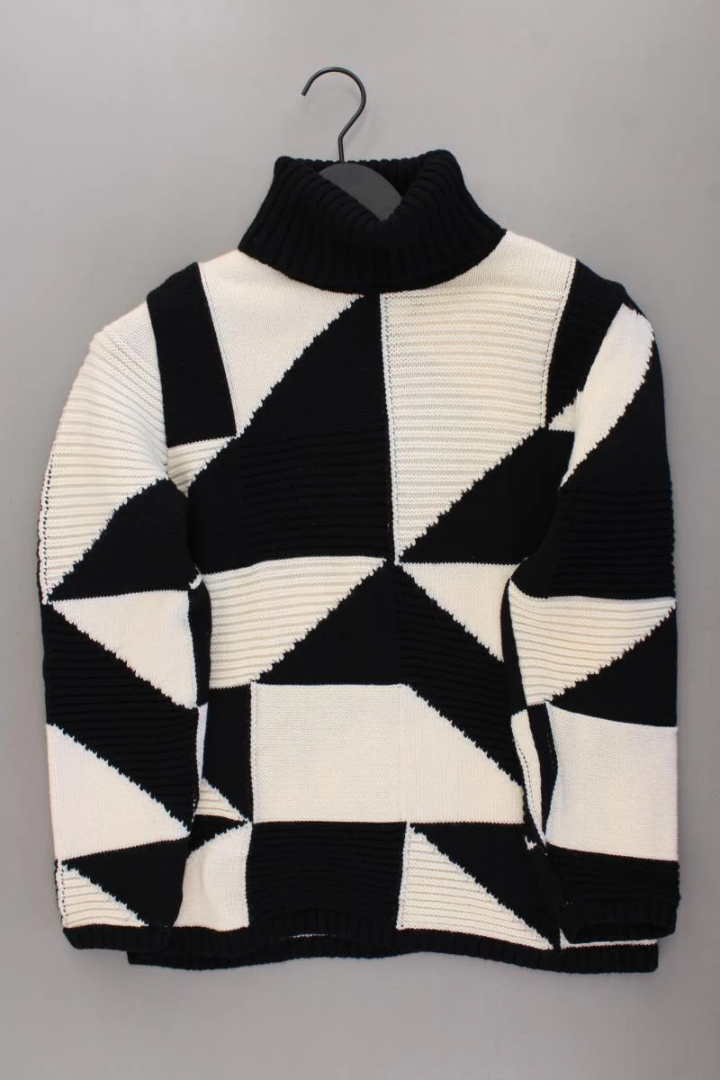 Born To Be Wollpullover Gr. 40 geometrisches Muster creme