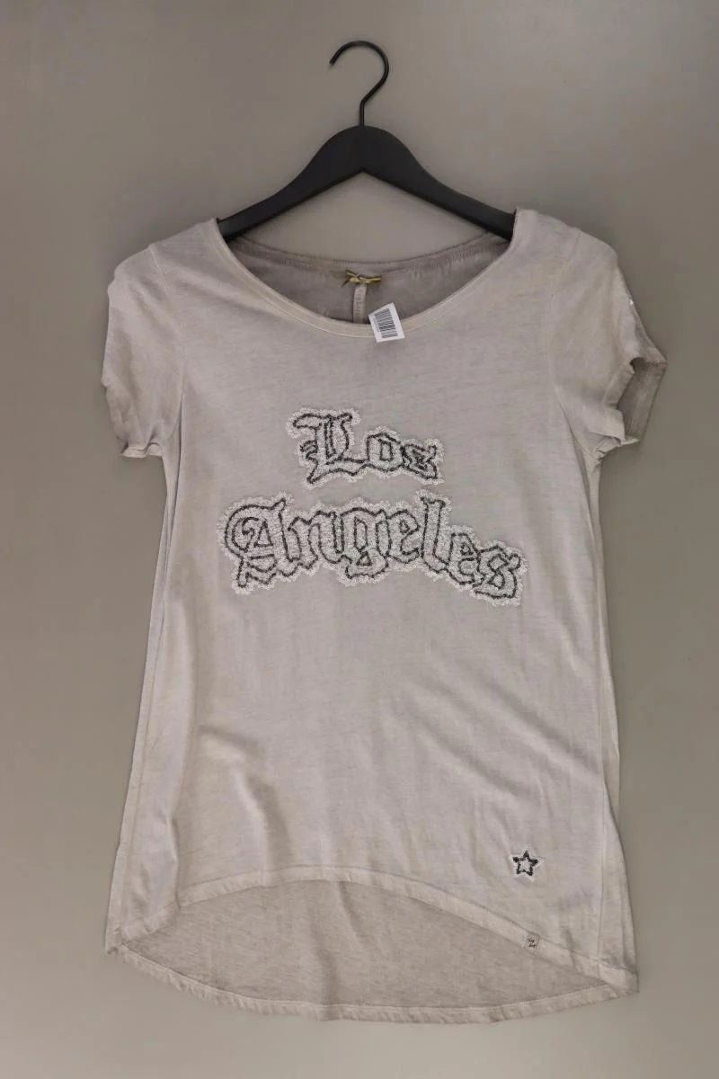 Key Largo T-Shirt Gr. S Kurzarm mit Pailletten grau
