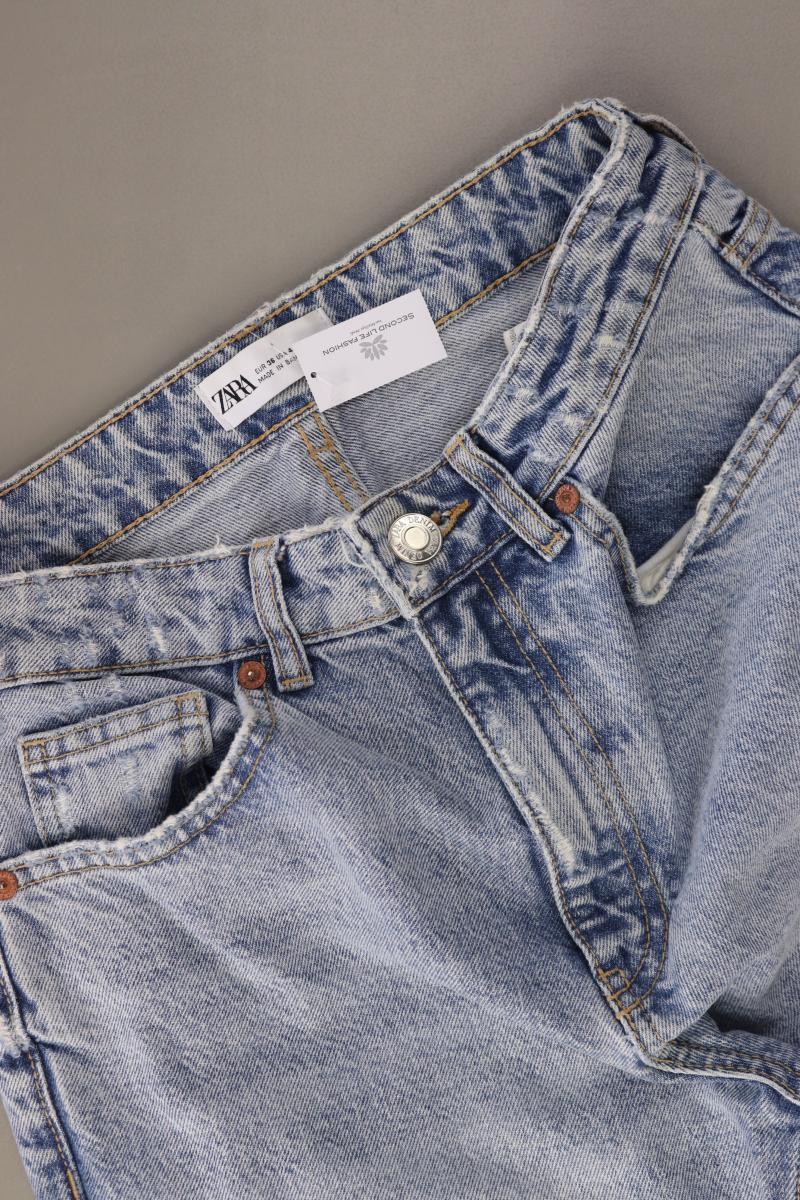 Zara Mom Jeans Gr. 36 blau aus Baumwolle - Image 2