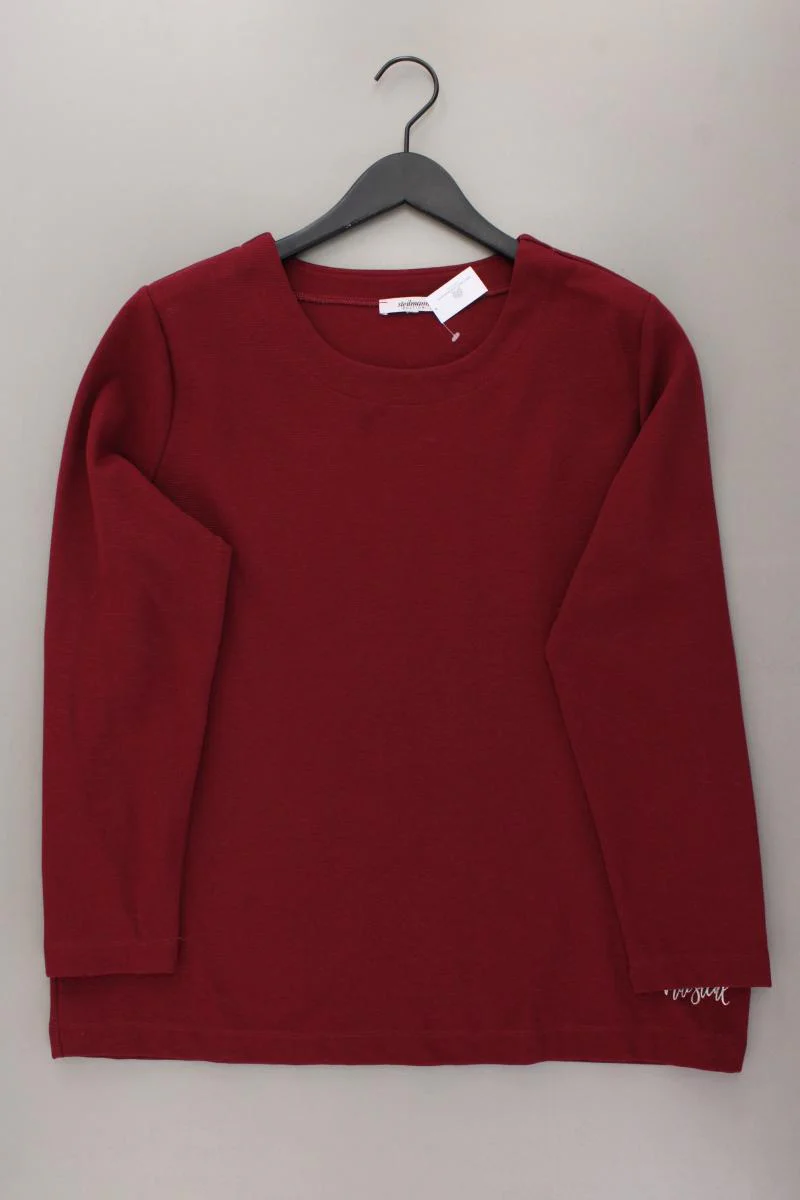 Steilmann Langarmpullover Gr. 48 rot