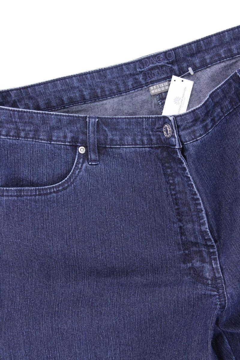 Adagio Straight Jeans Gr. 48 Modell Rocky blau aus Baumwolle - Image 2