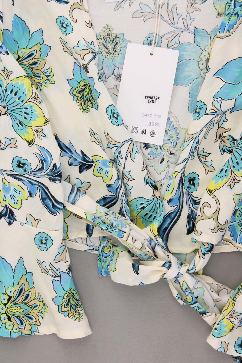 Classic Bluse Gr. L/XL mit Blumenmuster neu mit Etikett Neupreis: 49,9€! blau - Image 3