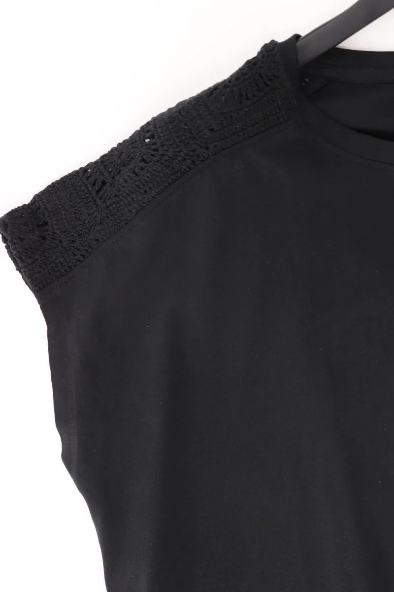 s.Oliver T-Shirt Gr. 44 neuwertig Kurzarm schwarz aus Baumwolle - Image 3