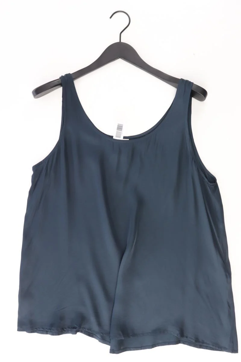 Street One Satintop Gr. 44 neuwertig blau aus Viskose
