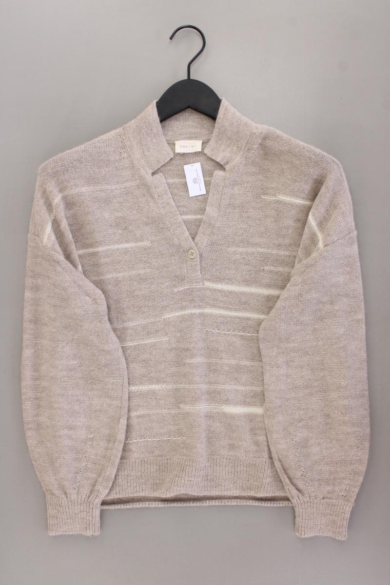 Poetry Pullover aus Alpakawolle Gr. 40 neuwertig braun aus ALPACA