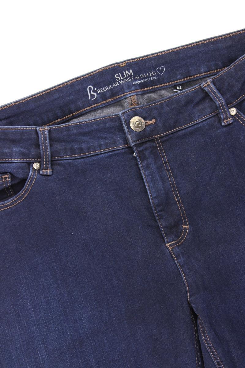 Bonita Straight Jeans Gr. 42 blau aus Baumwolle - Image 2