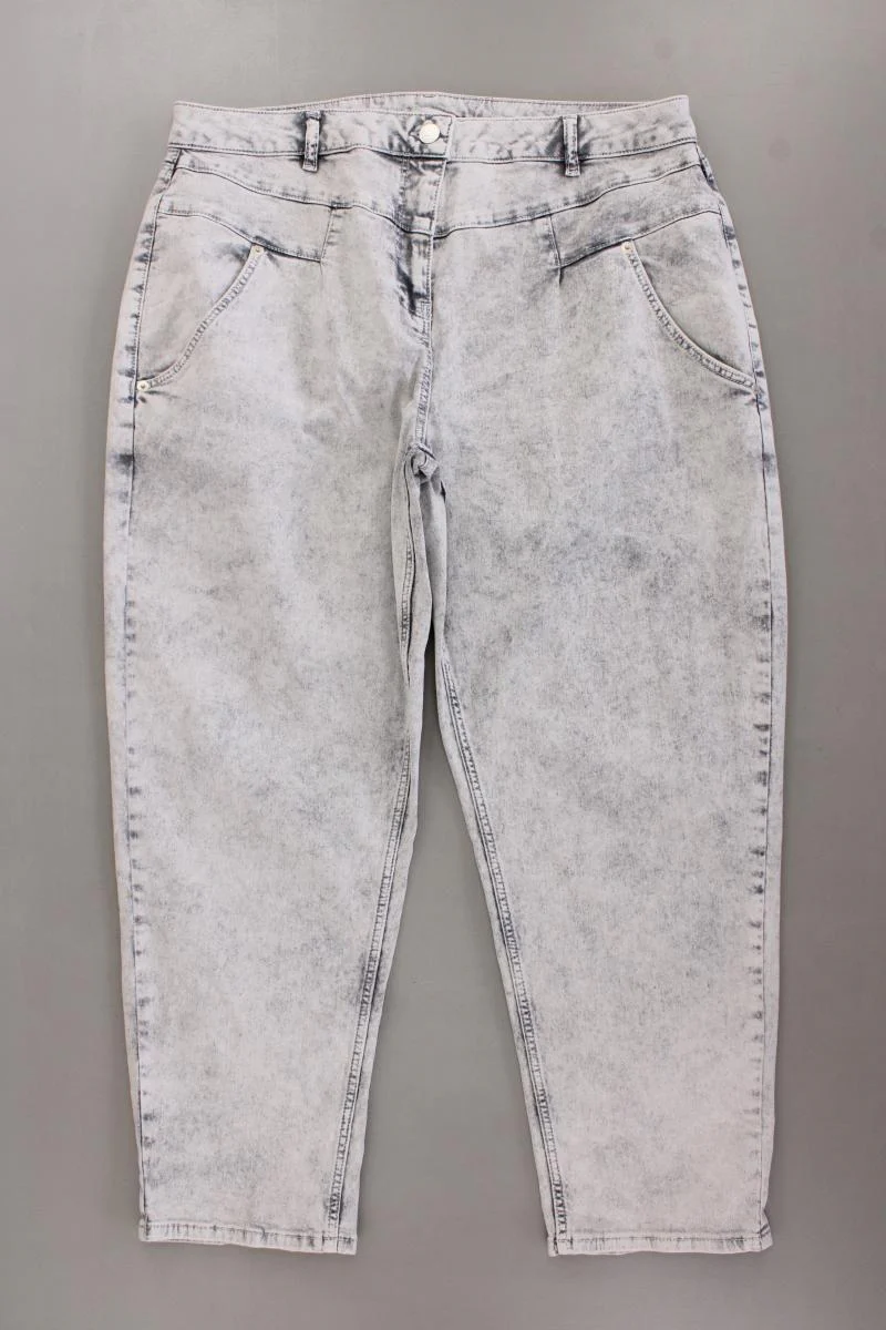 Lascana Regular Jeans Gr. 46 grau aus Baumwolle