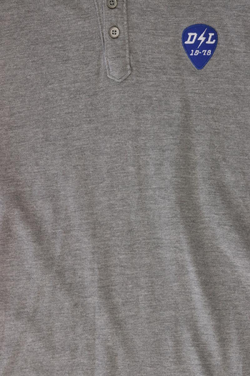 Diesel Poloshirt für Herren Gr. L Kurzarm grau aus Baumwolle - Image 3