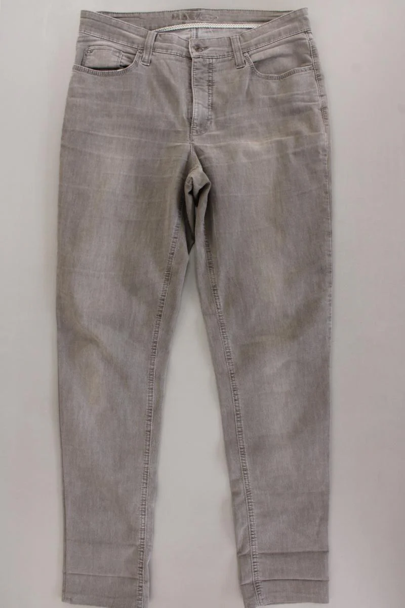 MAC Straight Jeans Gr. 44/L36 grau aus Baumwolle