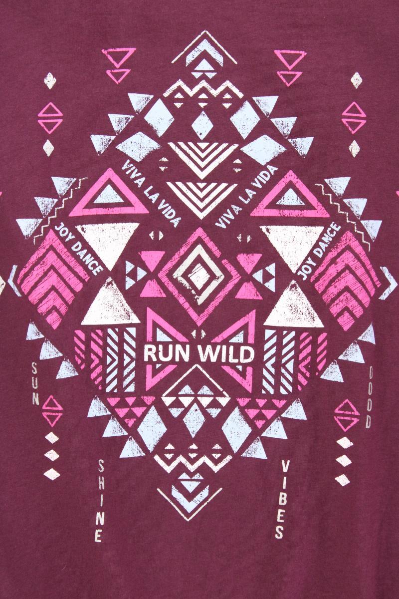 Cecil Printshirt Gr. L Kurzarm lila aus Baumwolle - Image 3