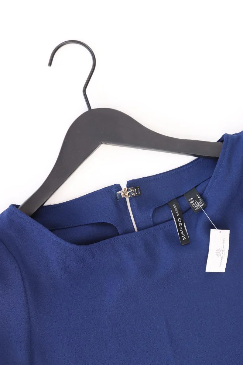 Mango Regular Bluse Gr. L 3/4 Ärmel blau aus Polyester - Image 2