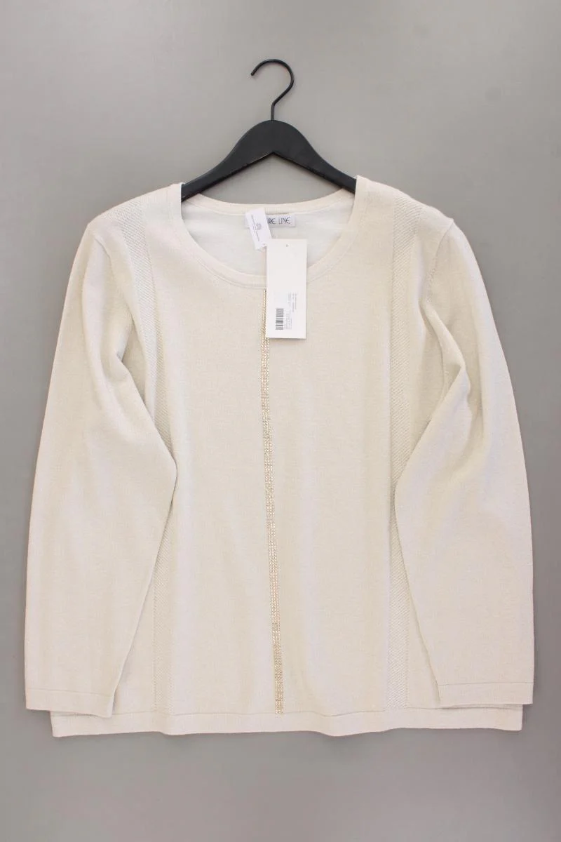 Couture Line Feinstrickpullover Gr. 50 neu mit Etikett gold aus Viskose