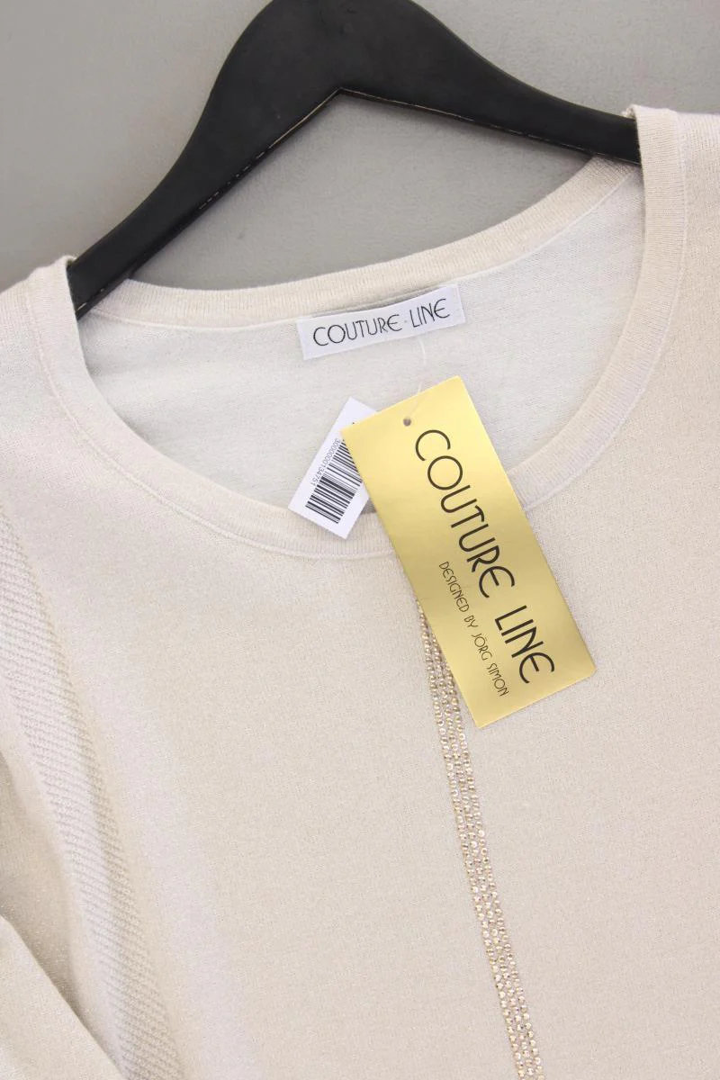 Couture Line Feinstrickpullover Gr. 50 neu mit Etikett gold aus Viskose - Image 3