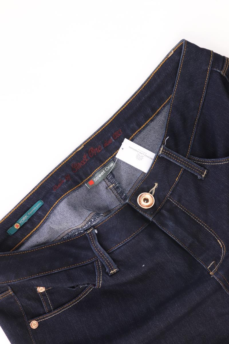 Street One Fit Slim Jeans Gr. W31 blau aus Baumwolle - Image 2