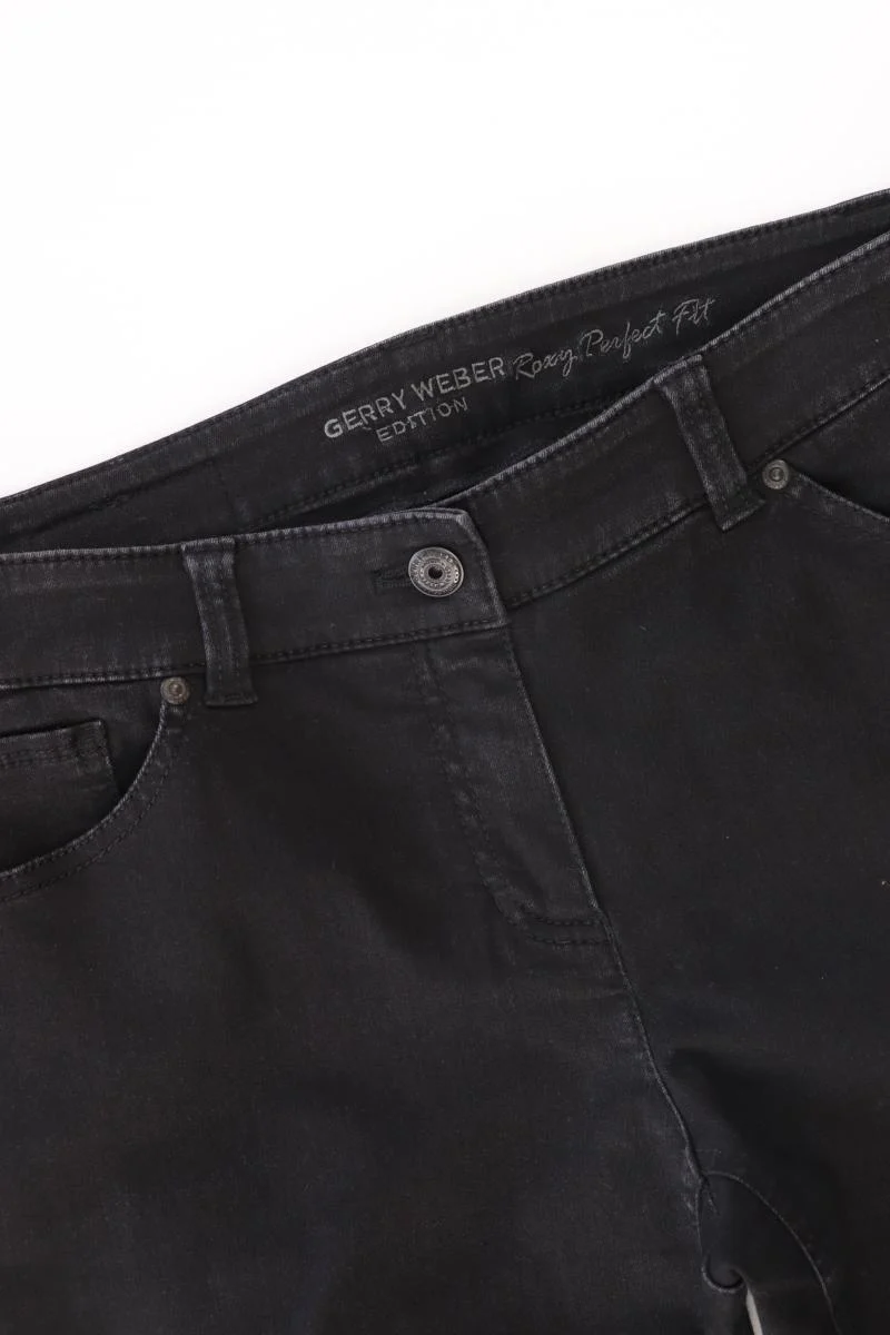 Gerry Weber Straight Jeans Gr. 42 schwarz aus Baumwolle - Image 2
