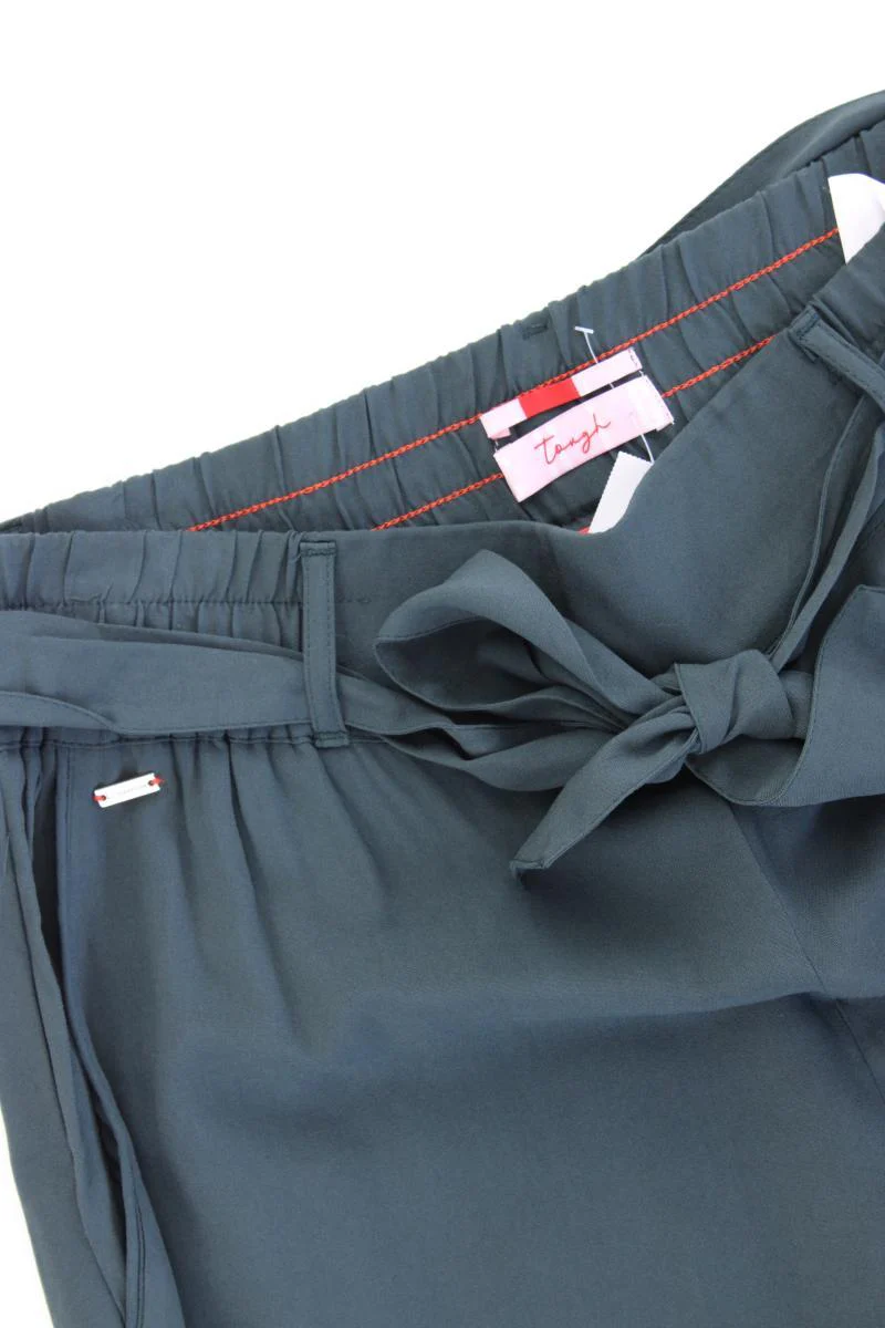 Street One Stoffhose Gr. 44/L26 neuwertig grün aus Viskose - Image 2