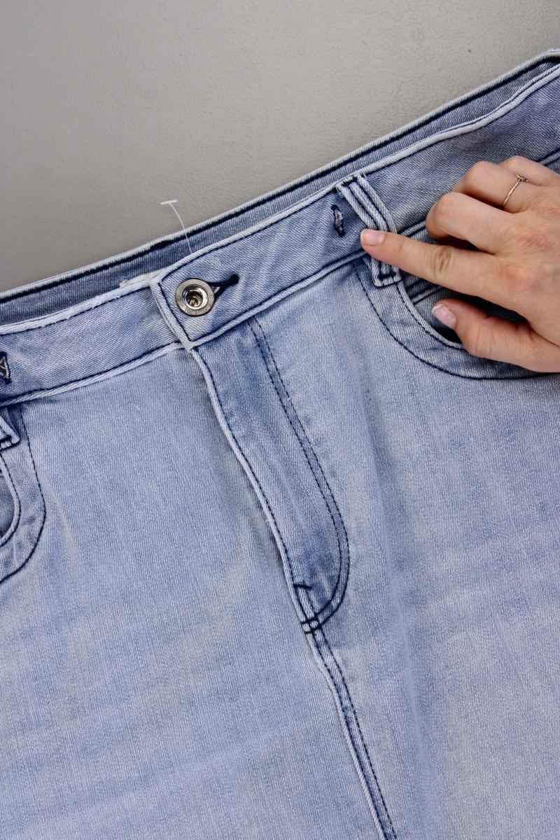 Tom Tailor Jeansrock Gr. 42 blau aus Baumwolle - Image 3