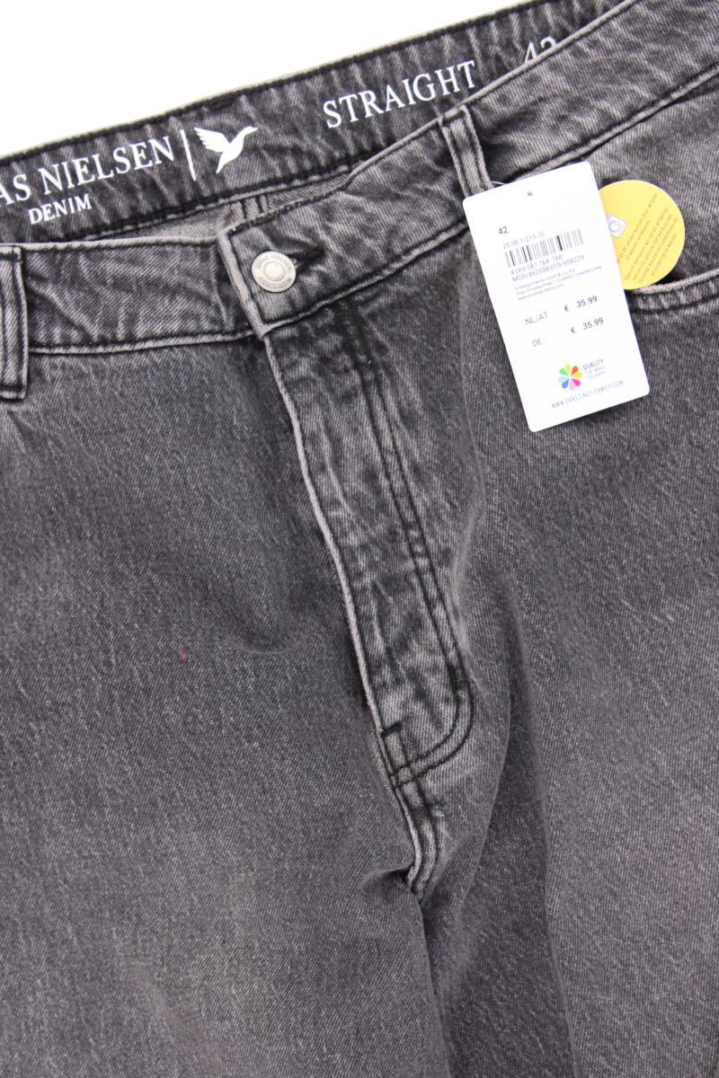 Jonas Nielsen Wide Leg Jeans Gr. 42 neu mit Etikett Neupreis: 35,99€! grau - Image 2