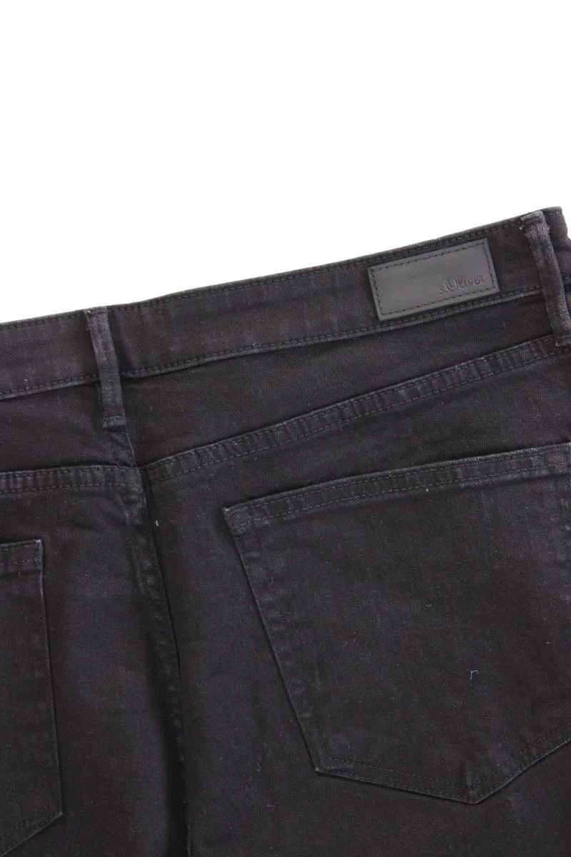 s.Oliver Skinny Jeans Gr. 46/L34 schwarz aus Baumwolle - Image 3