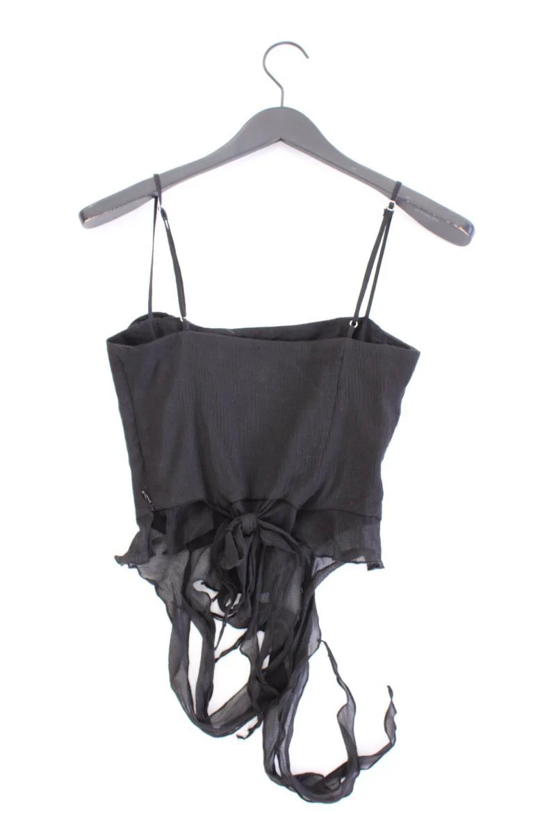 Zara Crop Top Gr. XS schwarz aus Polyester - Image 4