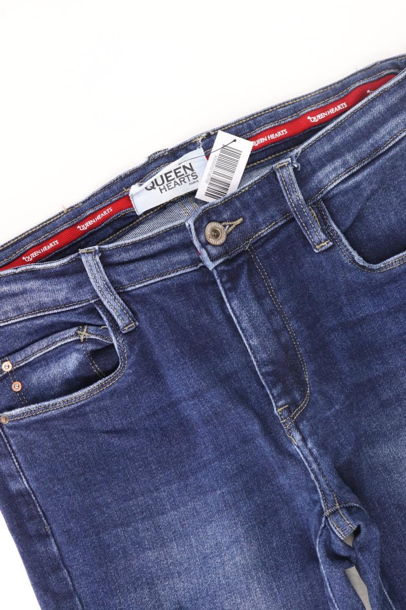 Queen Hearts Paris Skinny Jeans Gr. L blau aus Baumwolle - Image 2