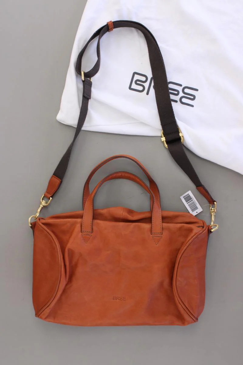 Bree Stockholm Bowling Bag Tasche braun aus Leder