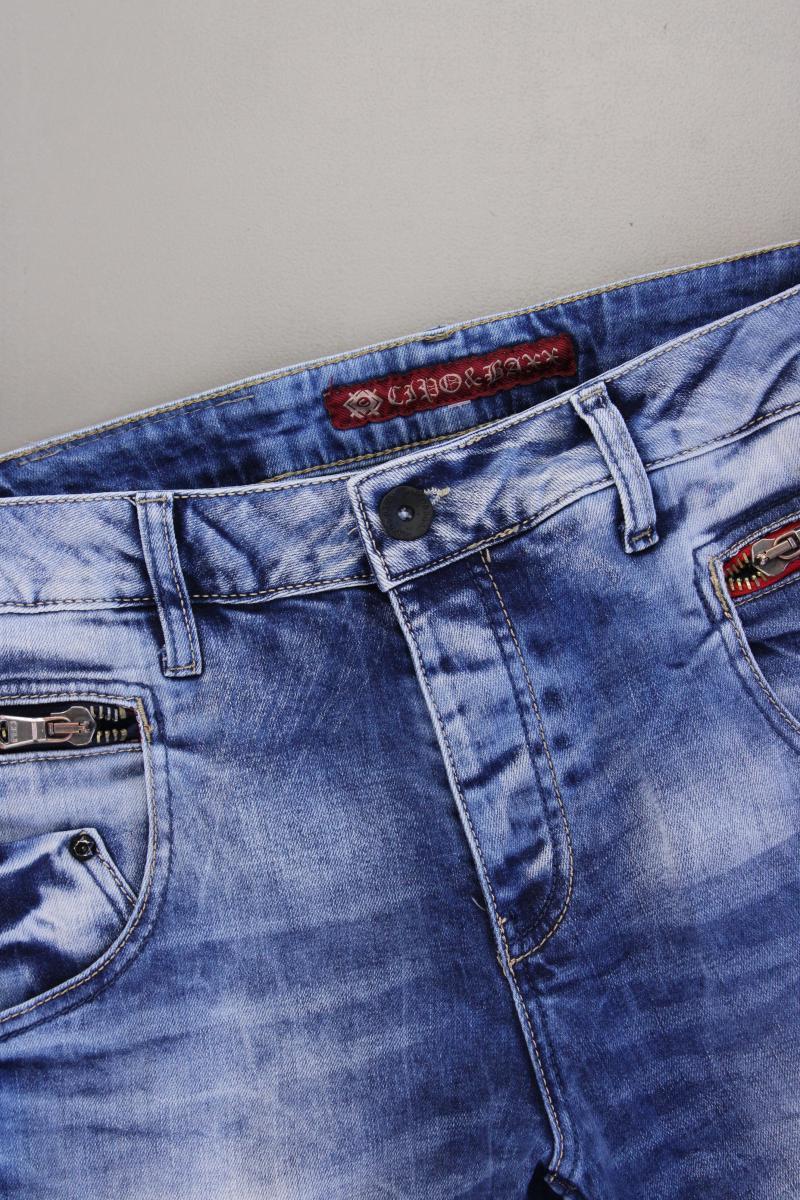 CIPO & BAXX Straight Jeans für Herren Gr. W32/L32 neuwertig blau aus Baumwolle - Image 2